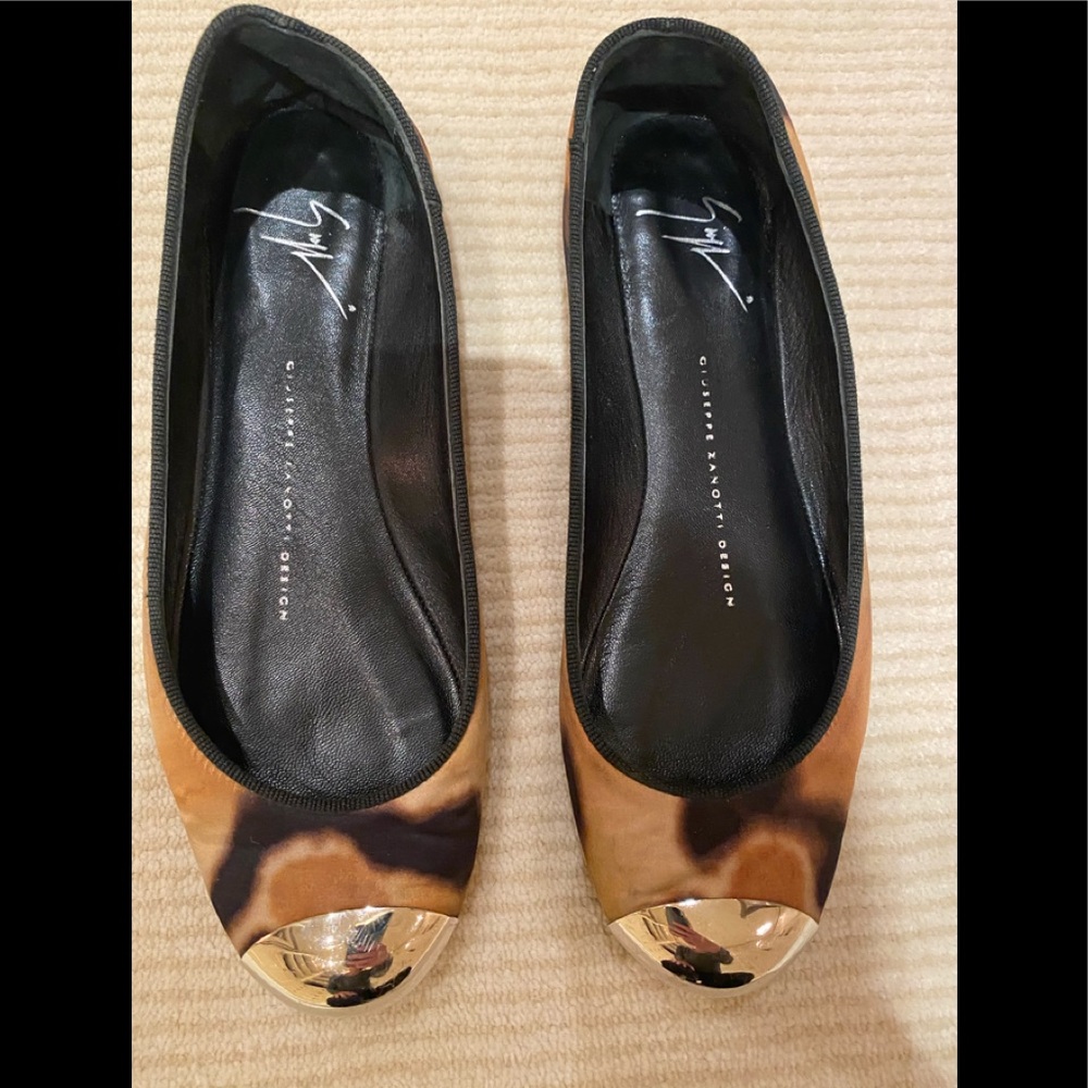 Giuseppe Zanotti flats Animal print sz7